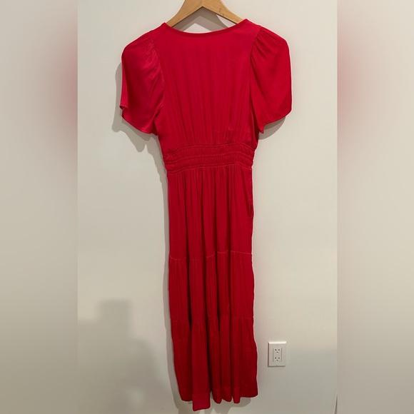 ANTHROPOLOGIE Somerset Maxi Dress, Magenta, XXS - Picture 8 of 11